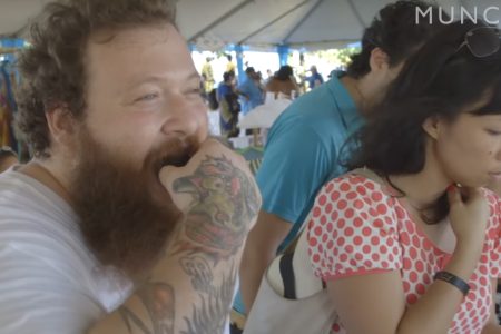 Action Bronson enjoys Belcour Preserves