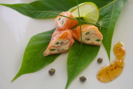 Belcour Smoked Salmon Rolls