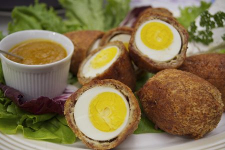 Honey Mustard Scotch Eggs