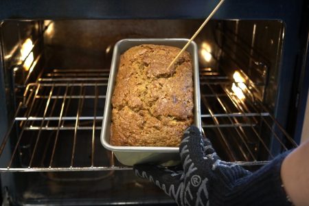 Chef Christopher Fowler bakes Belcour banana bread