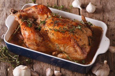 Honey Jerk Roast Chicken