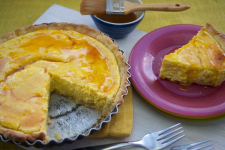 Passion Fruit Pie with Belcour Pineapple Jam